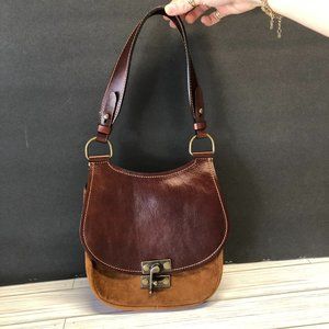 Sundance Leather Wandering Way Bag in Brown